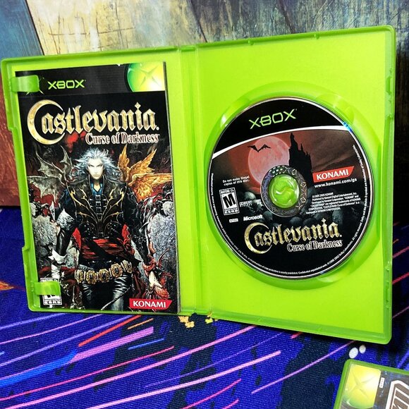 CASTLEVANIA: CURSE OF DARKNESS (MICROSOFT XBOX, 2005) WITH BOX & MANUAL - Picture 2 of 7
